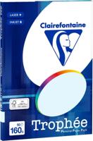 Lichtblauw A4 papier 160 gram 50 vel Clairefontaine Trophée
