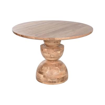 Eettafel Home ESPRIT Bruin Natuurlijk Acacia 115 x 115 x 76 cm