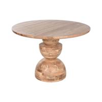 Eettafel Home ESPRIT Bruin Natuurlijk Acacia 115 x 115 x 76 cm