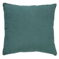 Dutch Decor - LINN - Sierkussen 45x45 cm - 100% linnen - effen kleur - Sagebrush Green - groen - thumbnail