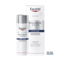 Eucerin Hyaluron-Filler Extra Rijk Nachtcrème Anti-Age en Rimpels Zeer Droge Huid 50ml