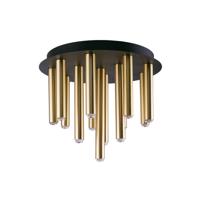 Lyora Zwart gouden plafondlampStalactite - 9054