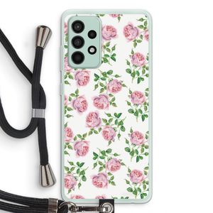 Kleine roosjes: Samsung Galaxy A52s 5G Transparant Hoesje met koord