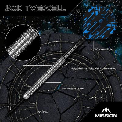 Mission Jack Tweddell 95% Dartpijlen