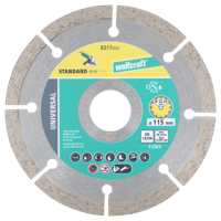 Wolfcraft Diamantdoorslijpschijf | Std. Univ. | Ø115mm HP | 1 stuk - 8317000