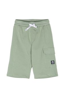 Aigner Kids short à poche plaquée - Vert