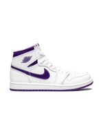 Jordan Kids baskets montantes Air Jordan 1 Retro - Blanc