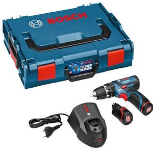 Bosch Blauw GSB 12V-15 accu Klopboormachine | Li-Ion 2.0Ah | in L-boxx - 06019B6906