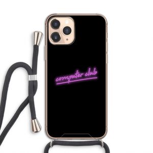 Vice Black: iPhone 11 Pro Transparant Hoesje met koord