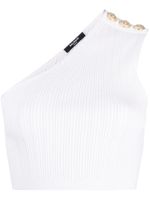 Balmain blouse à boutonnière asymétrique - Blanc