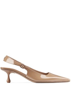 Jimmy Choo escarpins Anna 50 mm en cuir - Tons neutres