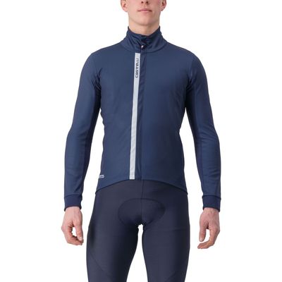 Castelli Entrata lange mouw fietsjack blauw heren XL