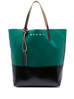 Marni sac cabas Tribeca colour block - Vert