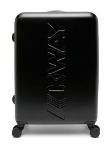 K Way Kids valise à logo embossé - Noir