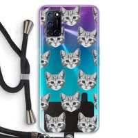 Kitten: Oppo A72 Transparant Hoesje met koord