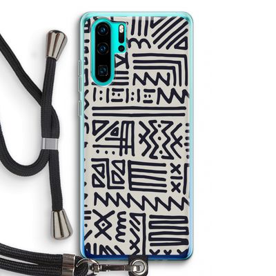 Marrakech print: Huawei P30 Pro Transparant Hoesje met koord