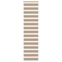 VidaXL Zebra blind 60x200 cm stofbreedte 55,9 cm polyester zandbruin