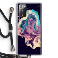 Cosmic Silence: Samsung Galaxy Note 20 / Note 20 5G Transparant Hoesje met koord
