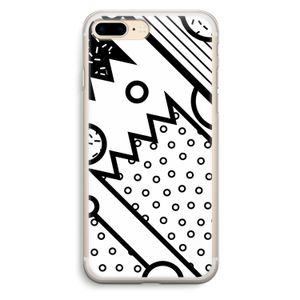 Pop Art #4: iPhone 7 Plus Transparant Hoesje