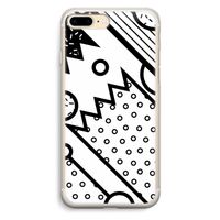 Pop Art #4: iPhone 7 Plus Transparant Hoesje