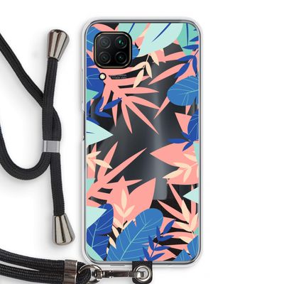 Tropisch: Huawei P40 Lite Transparant Hoesje met koord