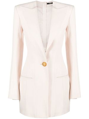 Balmain robe à coupe courte - Rose