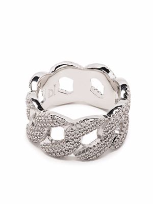 DARKAI bague Cuban - Argent