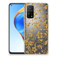 Xiaomi Mi 10T | 10T Pro | TPU Case | Gouden Bloemen