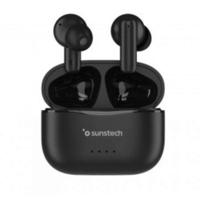 Bluetooth hoofdtelefoon Sunstech WAVEPODSONEBK Zwart