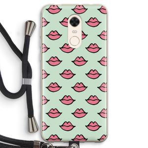 Lipjes: Xiaomi Redmi 5 Transparant Hoesje met koord