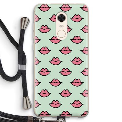 Lipjes: Xiaomi Redmi 5 Transparant Hoesje met koord