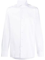 Zegna chemise boutonnée à manches longues - Blanc