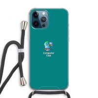 Win98: iPhone 12 Pro Transparant Hoesje met koord