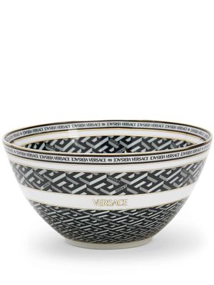Versace bol La Greca Signature en porcelaine - Blanc