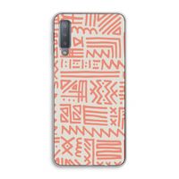 Marrakech Pink: Samsung Galaxy A7 (2018) Transparant Hoesje Marrakech Pink: Samsung Galaxy A7 (2018) Transparant Hoesje