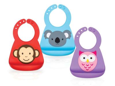 Nuby 3D Silicone slab dierendesign 3 maanden+
