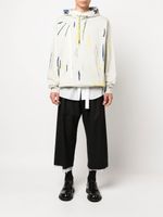 Feng Chen Wang hoodie en coton à imprimé tie dye - Tons neutres