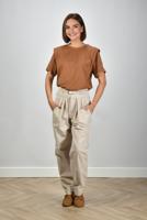 Marant Etoile broek Celia PA0372FB-C3G06E ecru