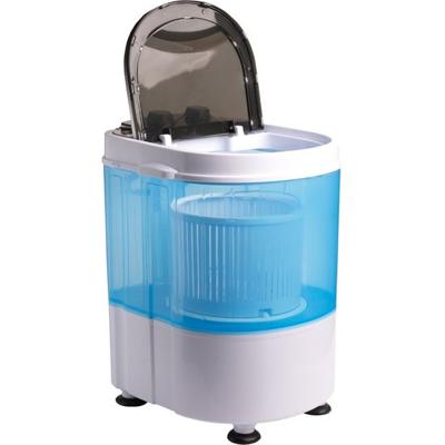 Nexxt Mini wasmachine - Bovenlader - Campingwasmachine - Enkele trommel - Voor 2.6KG was - Wit/Blauw