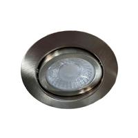 Ylumen Inbouwspot Ronin Ø 8,2 cm IP44 mat chroom