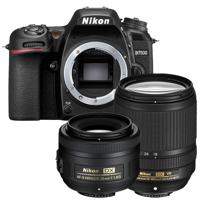 Nikon D7500 + AF-S 18-140 VR + 35mm DX SLR camerakit 20,9 MP CMOS 5568 x 3712 Pixels Zwart - thumbnail