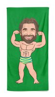 Cartoon Handdoek Body Builder - Pillow Buddies Cartoon Handdoek Body Builder - Pillow Buddies