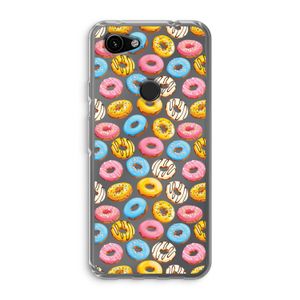 Pink donuts: Google Pixel 3a Transparant Hoesje