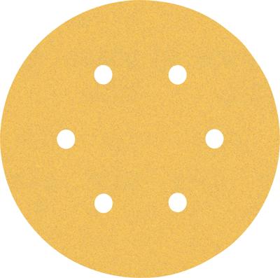 Bosch Accessoires Expert C470 schuurpapier voor excenterschuurmachines 150 mm, 6 gaten, K120 50-delig - 1 stuk(s) - 2608900921