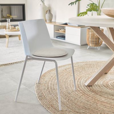 Kave Home Eetkamerstoel Hannia - Wit Kave Home Eetkamerstoel Hannia - Wit