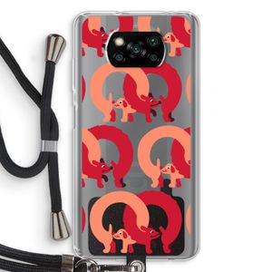 Dogs: Xiaomi Poco X3 Pro Transparant Hoesje met koord