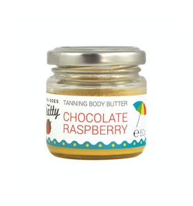 Tanning body cream chocolate & raspberry