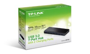 TP-Link UH720 USB 3.0 Hub met 7 aansluitingen usb-hub Met oplaadaansluitingen