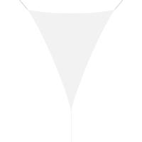 hanSe® Schaduwdoek Driehoek Gelijkbenig Waterdoorlatend 3x3x4,24 m Wit