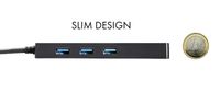 i-tec Advance USB-C Slim Passive HUB 3 Port + Gigabit Ethernet Adapter - thumbnail